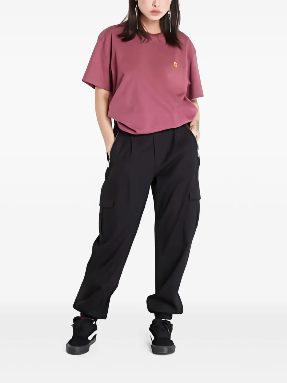 Tommy Jeans cotton-blend trousers - Zwart