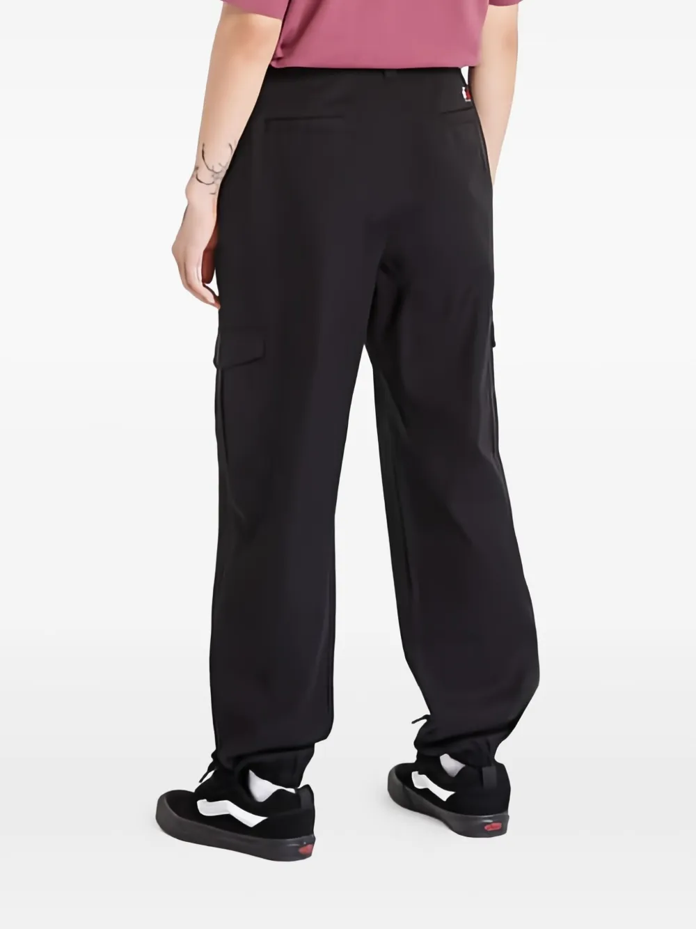 Tommy Jeans Broek van katoenblend Zwart