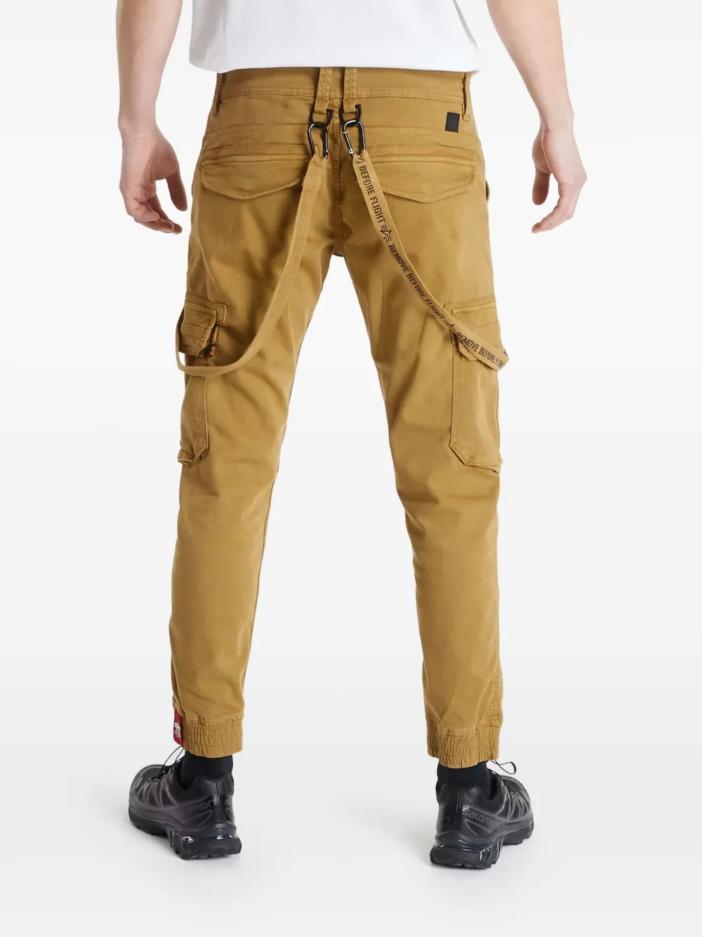 Alpha Industries Straight cargo broek - Bruin