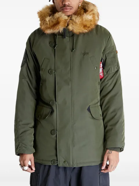 Alpha Industries chamarra bomber con cierre