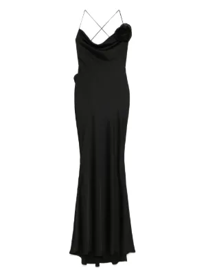 farfetch black dress FARFETCH