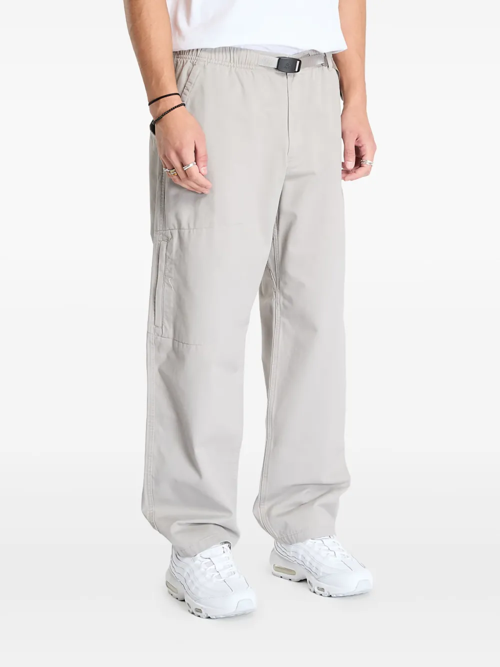 Gramicci Broek met wijde pijpen Grijs