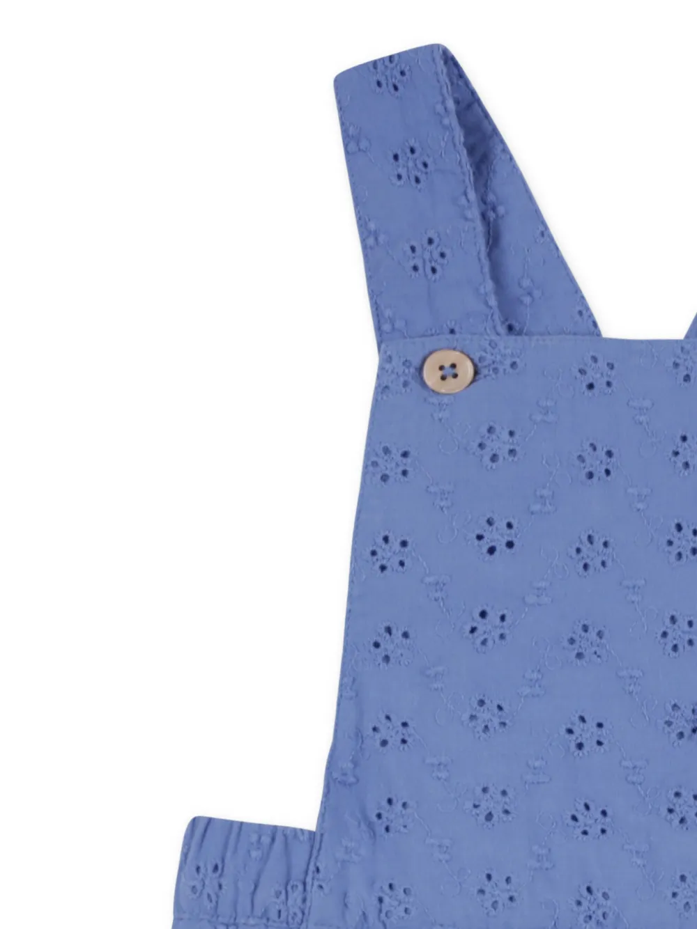 Petit Bateau Broderie anglaise tuinbroek Blauw