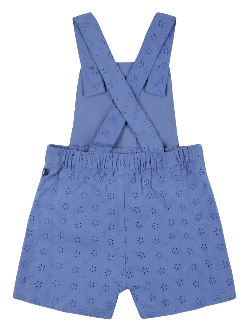 Petit Bateau Broderie anglaise tuinbroek Blauw