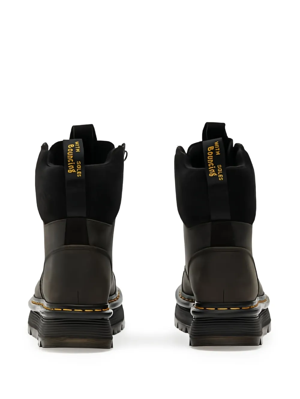 Dr. Martens leather combat boots Black