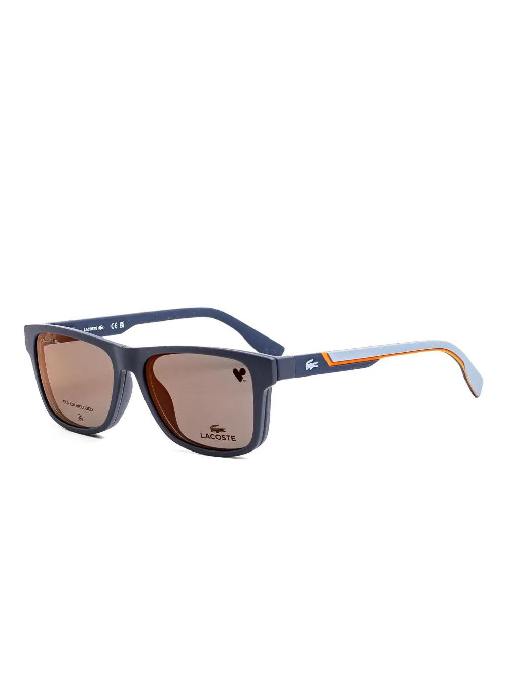 Lacoste Bril met logoprint Blauw