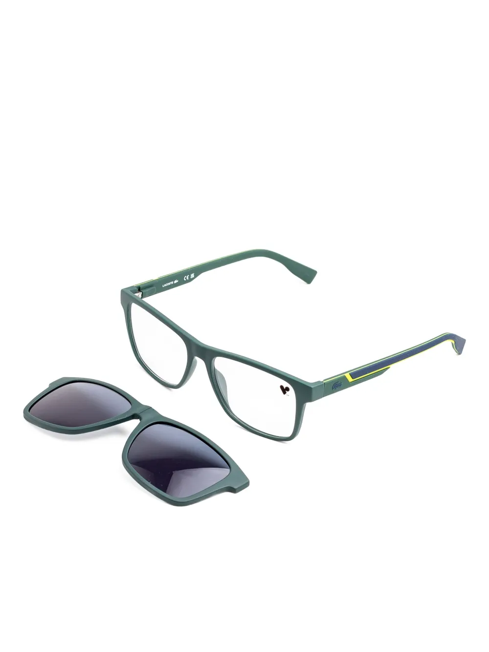 Lacoste Bril met logoprint Groen