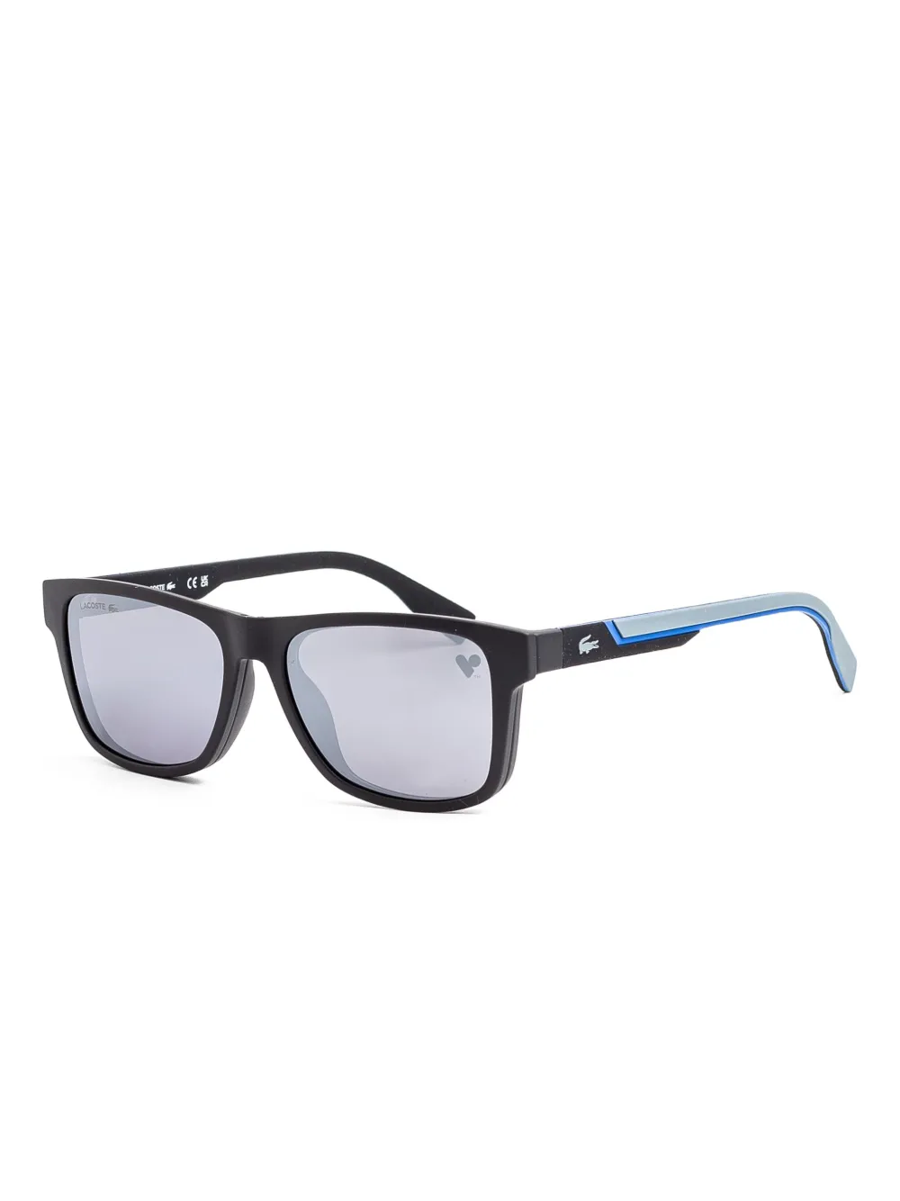 Lacoste Bril met logoprint Zwart