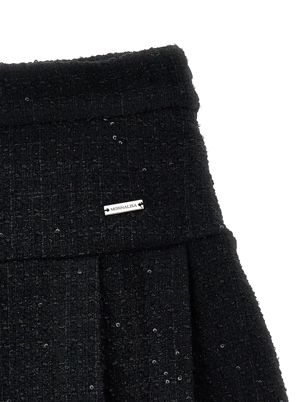 Monnalisa Tweed rok Zwart