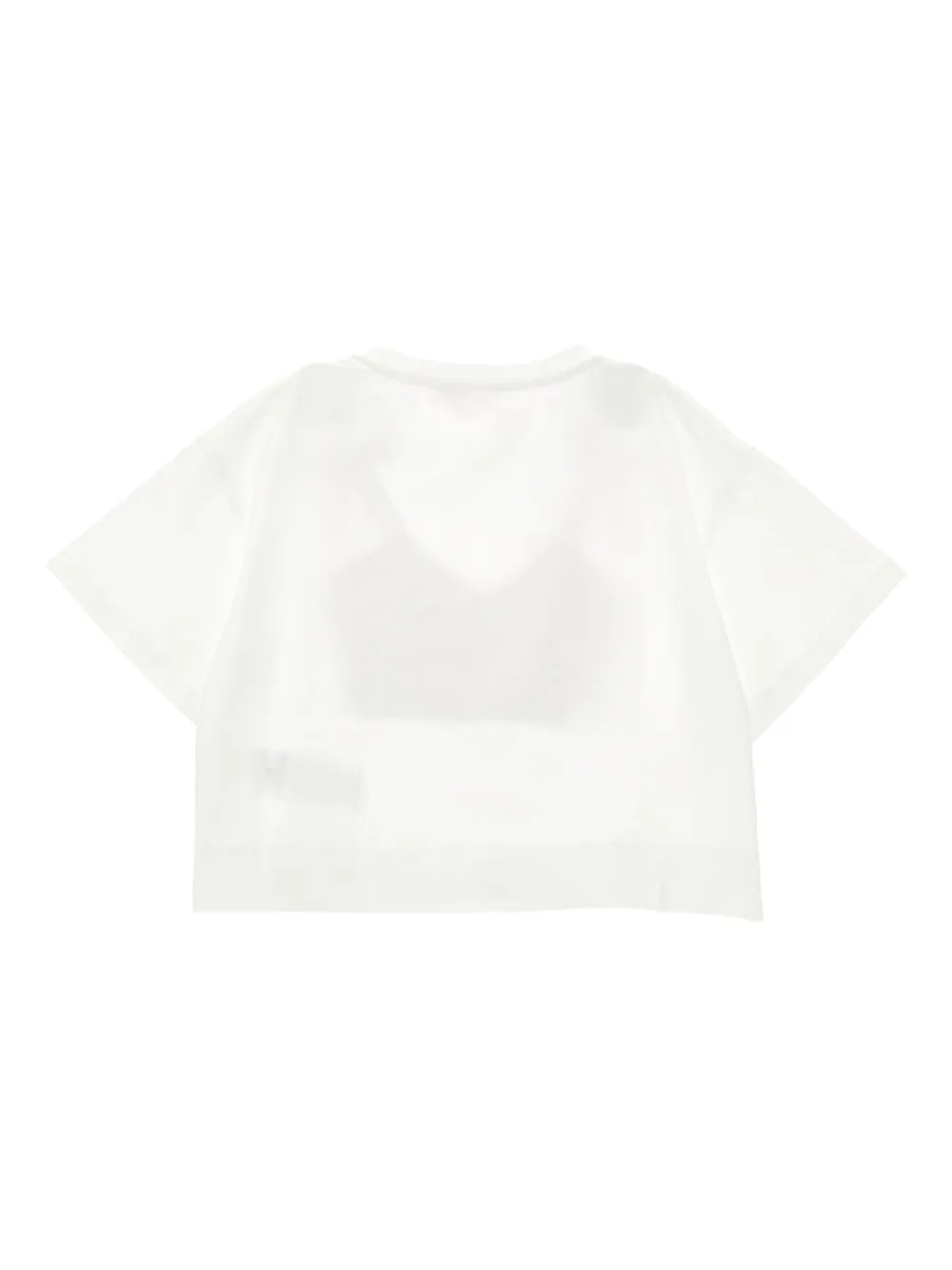 Monnalisa playera corta con aplique de rosa | Playeras | Image 2
