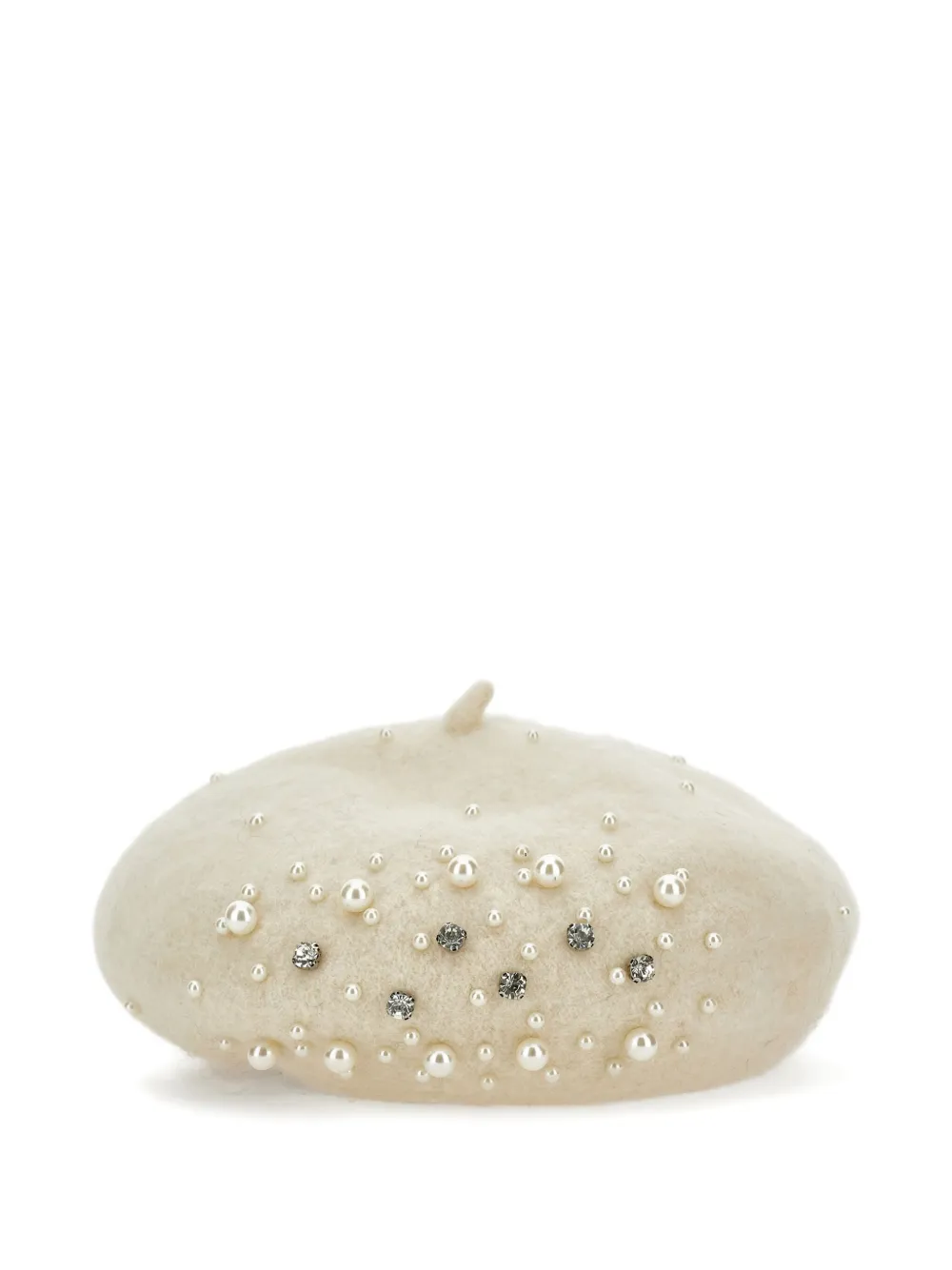 Monnalisa crystal-embellished beret | White | Image 1