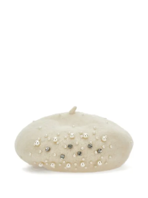 Monnalisa crystal-embellished beret