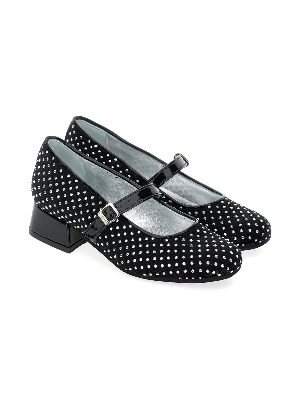 Monnalisa embellished ballerinas | Black | Image 1