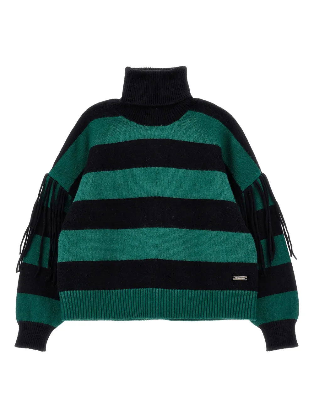Monnalisa striped jumper | Black | Image 1