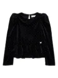 Monnalisa polka-dot shirt - Black