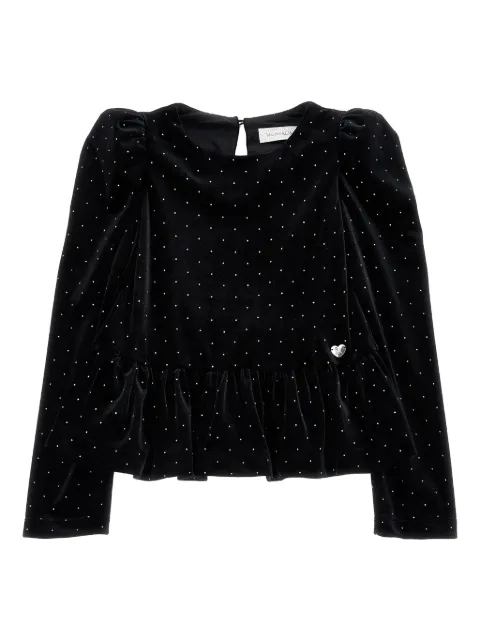 Monnalisa polka-dot shirt