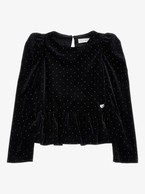 Monnalisa polka-dot shirt