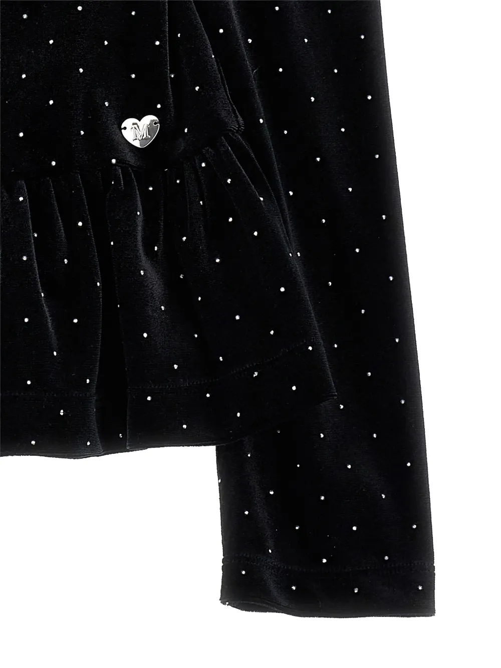 Monnalisa Shirt met stippen Zwart