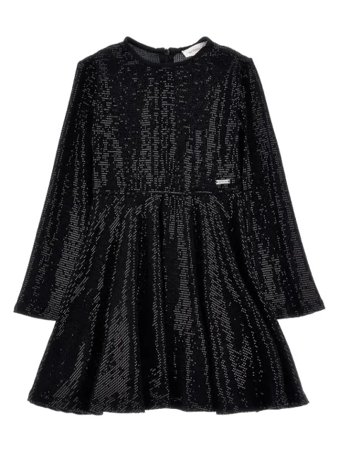 Monnalisa crystal-embellished dress
