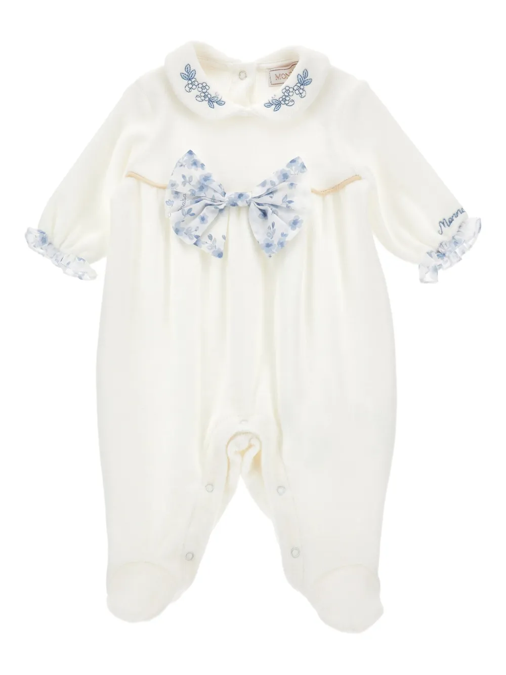 Monnalisa Katoenen pyjama Wit