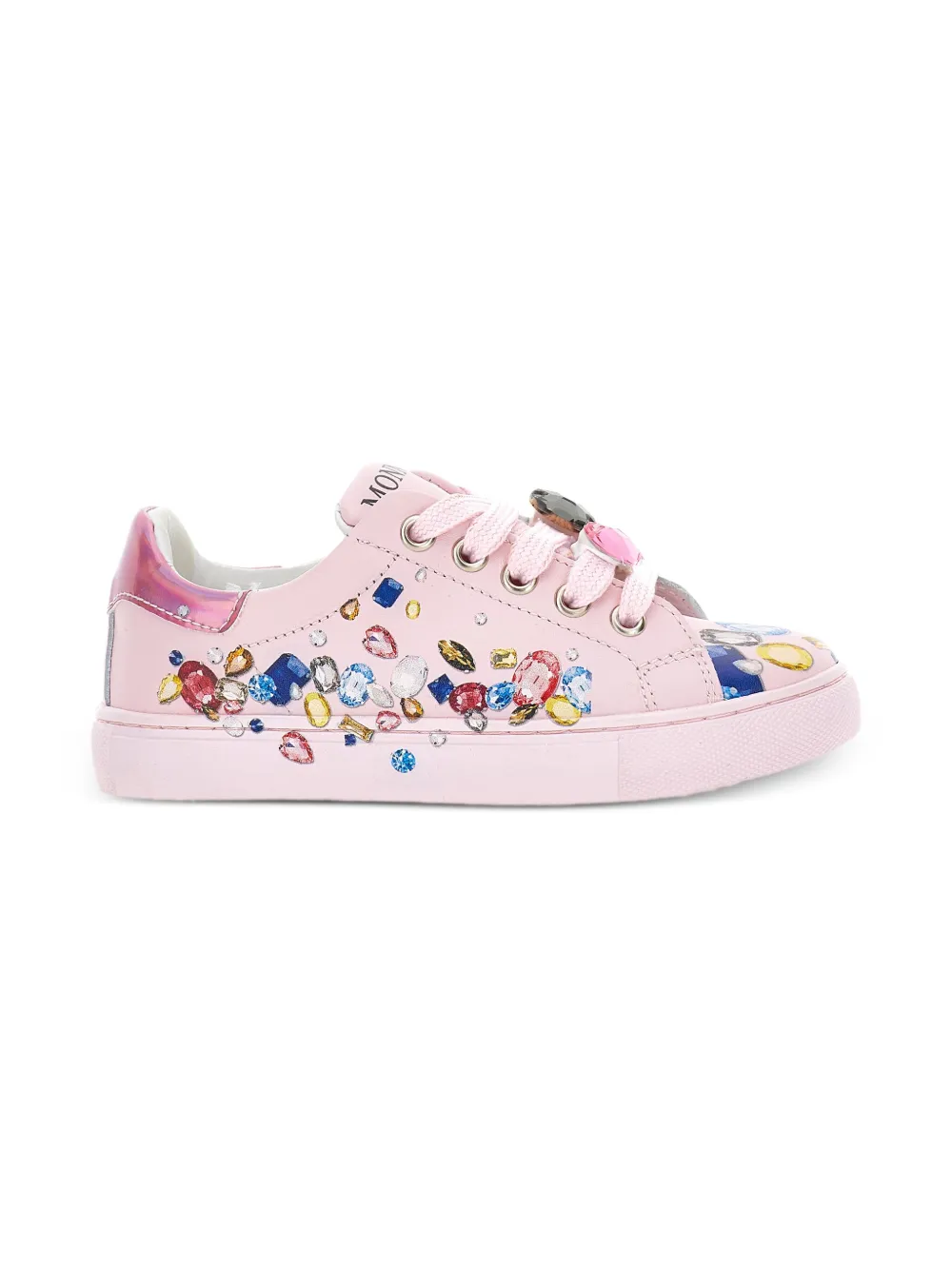 Monnalisa leather sneakers Pink