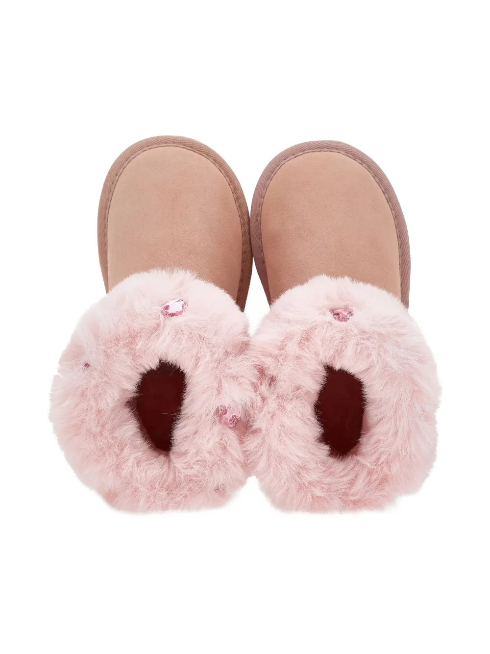 Monnalisa suede boots Pink