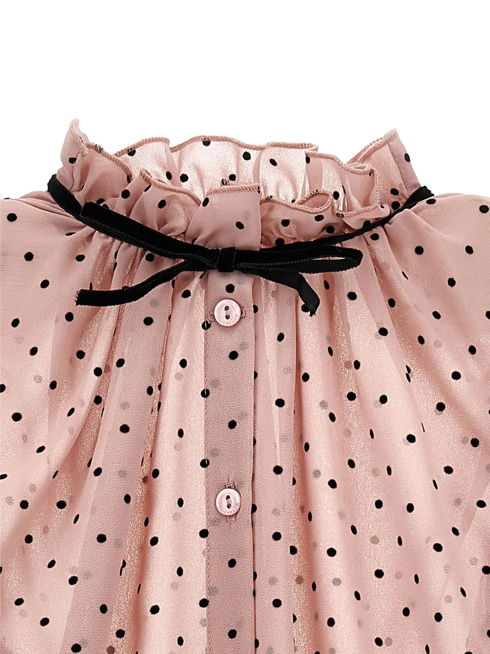 Monnalisa Shirt met stippen Roze