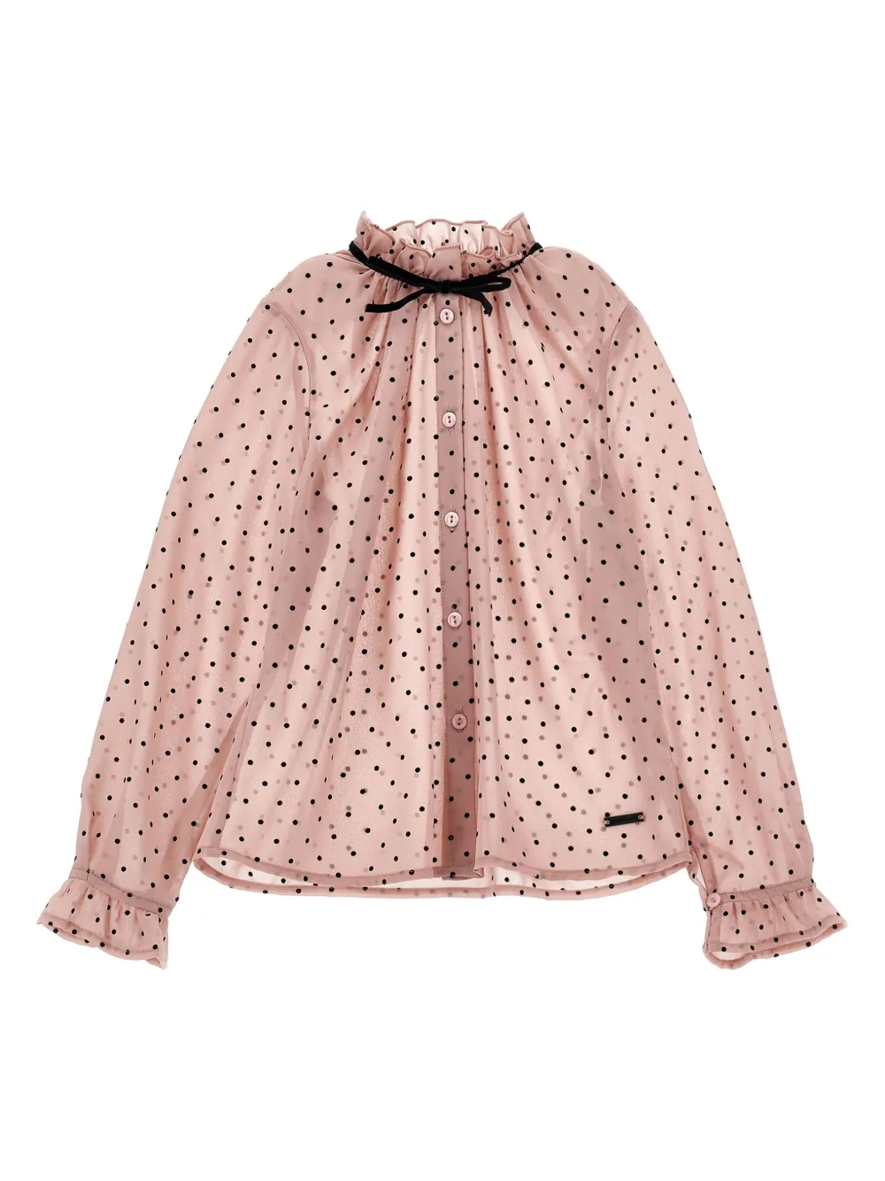 Monnalisa Shirt met stippen Roze