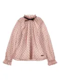 Monnalisa polka-dot blouse - Pink
