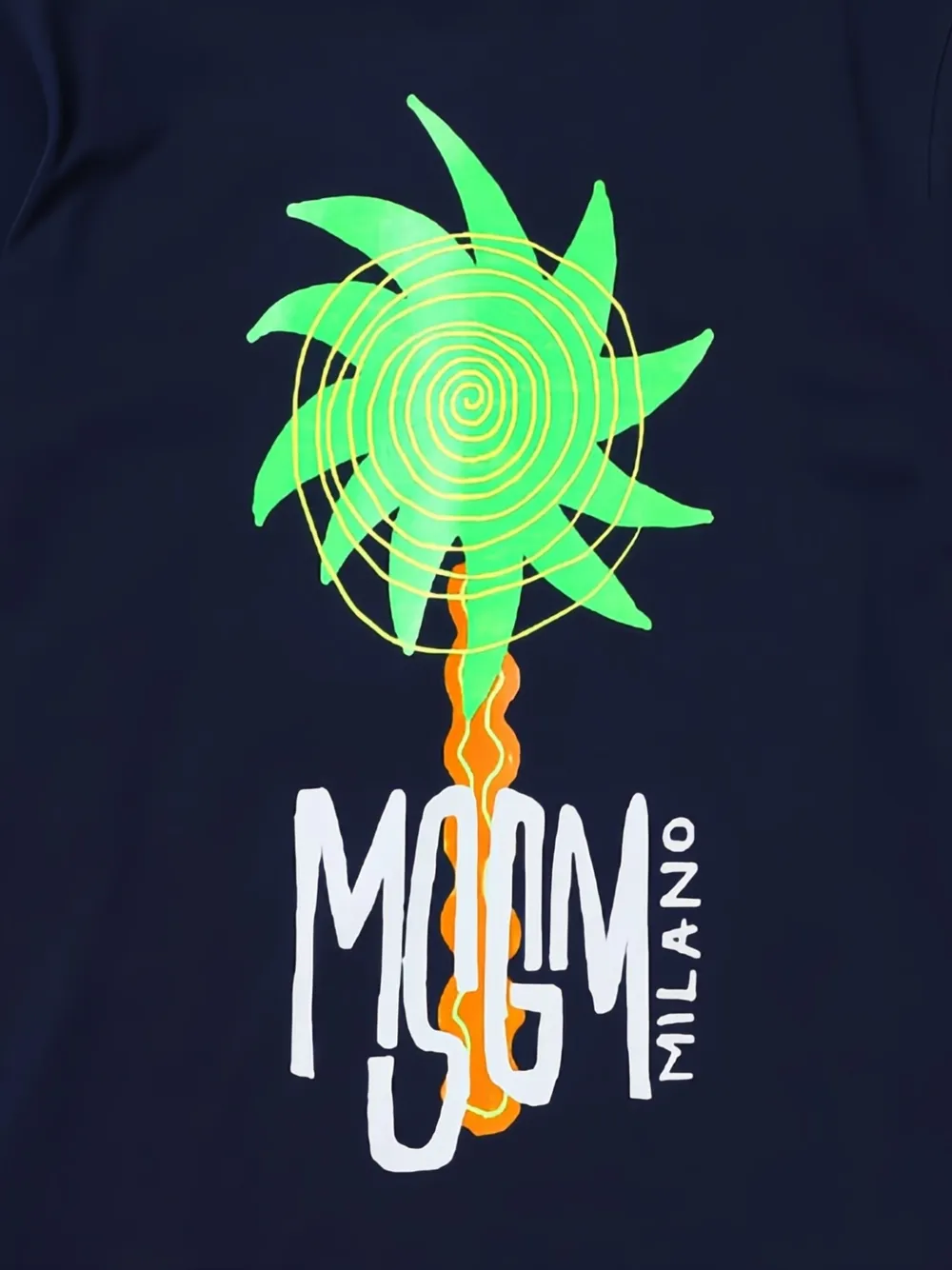 MSGM Kids T-shirt met logoprint Blauw