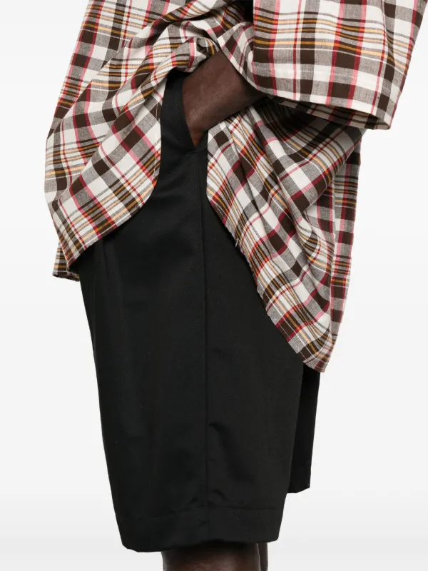【関税込み】WILLY CHAVARRIA ブラック Borracho ショートパンツ Willy Chavarria Borracho ショートパンツ | ブラック | FARFETCH JP