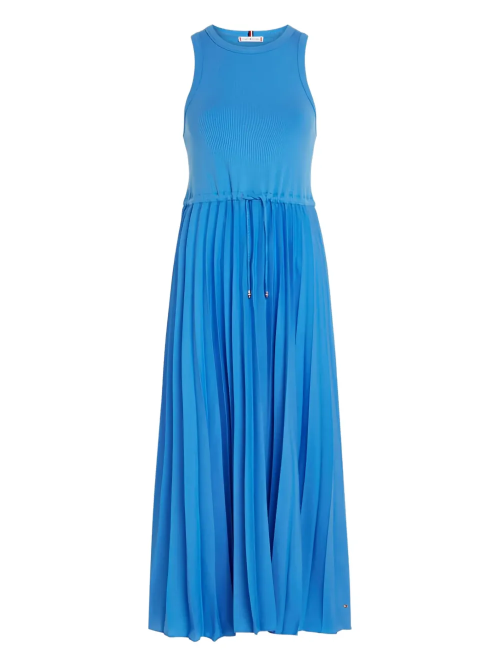 Tommy Hilfiger Geplooide midi-jurk Blauw