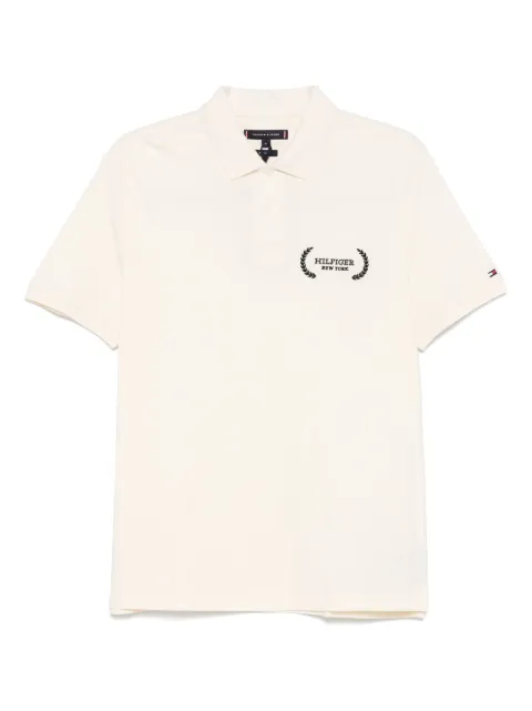 Tommy Hilfiger logo-embroidered polo shirt
