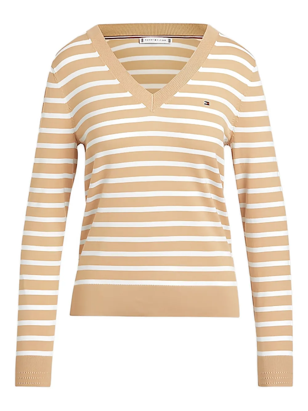 Tommy Hilfiger Gestreepte trui Beige