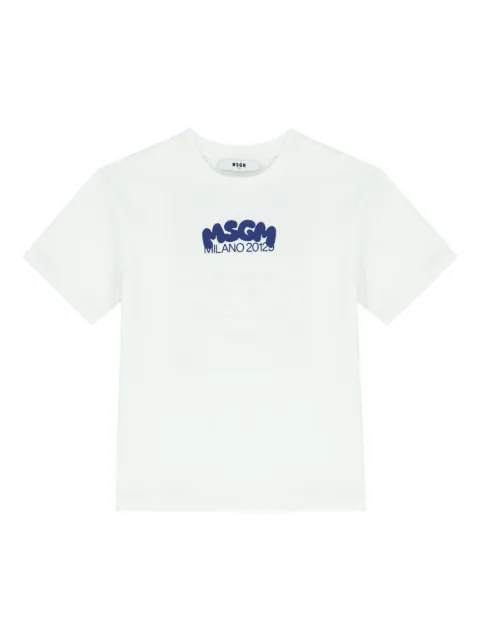 MSGM Kids logo-print T-shirt