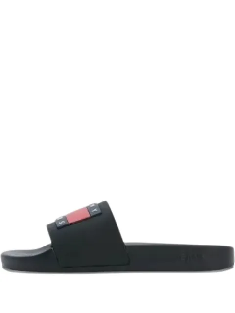 Tommy Jeans logo-appliqué slides