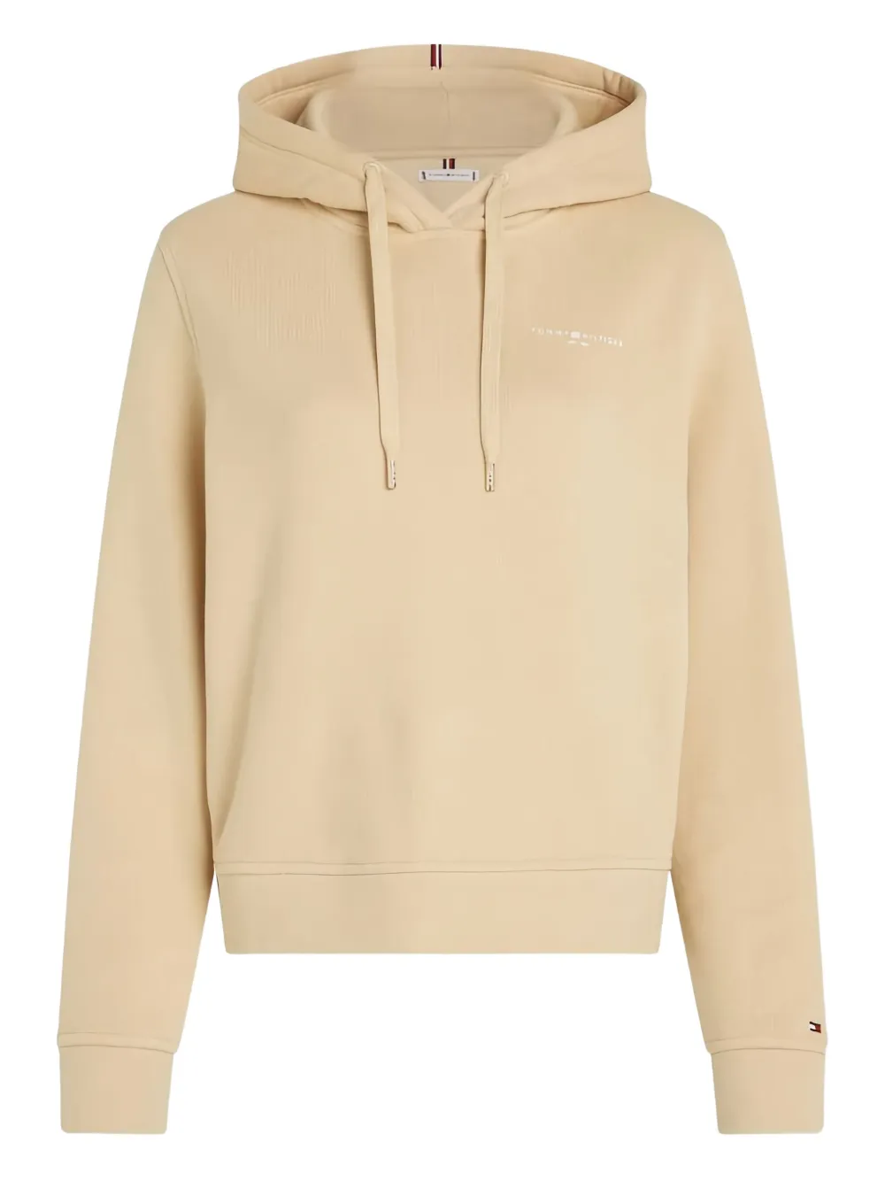 Tommy Hilfiger Hoodie met logodetail Beige