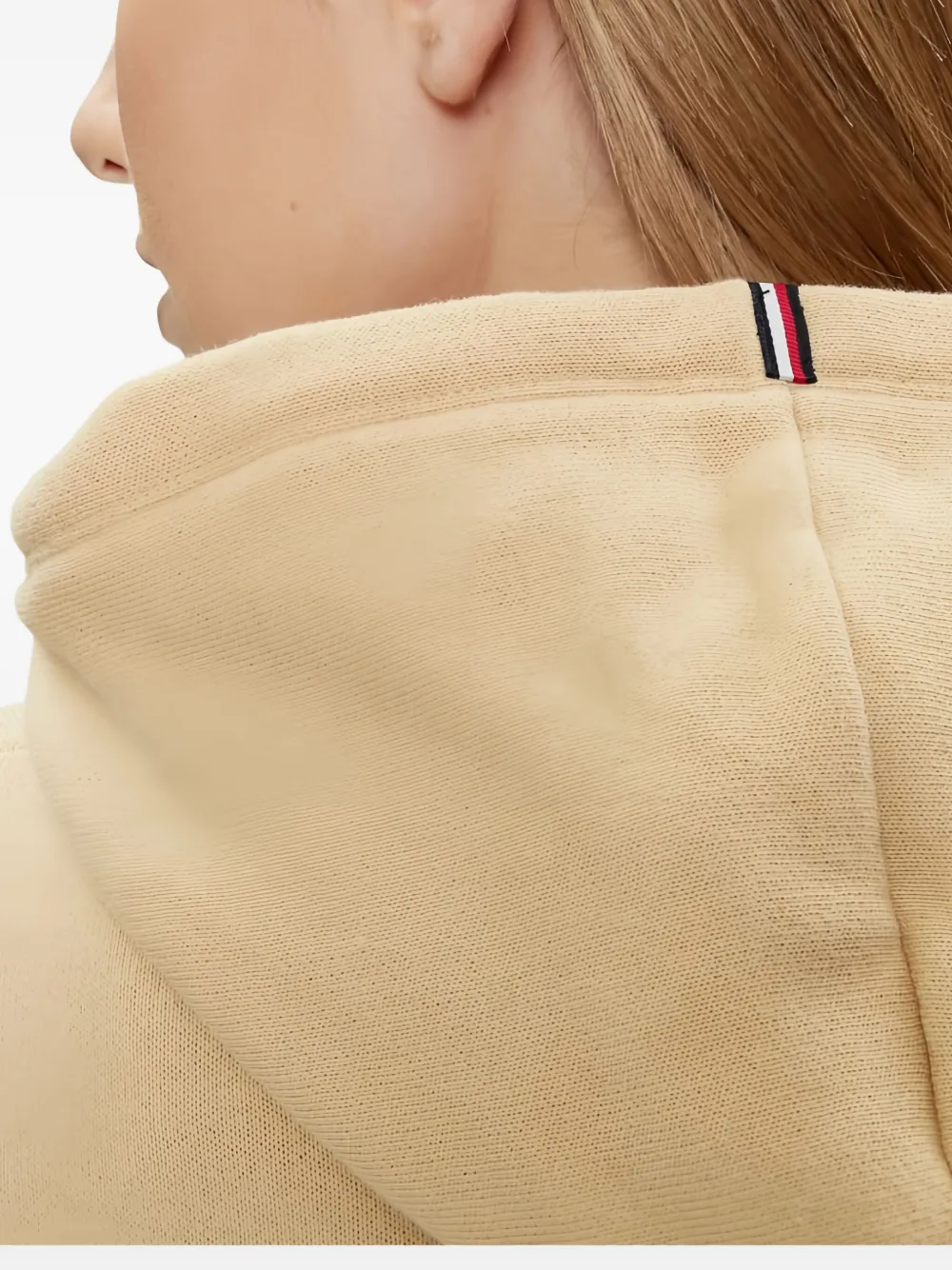 Tommy Hilfiger Hoodie met logodetail Beige