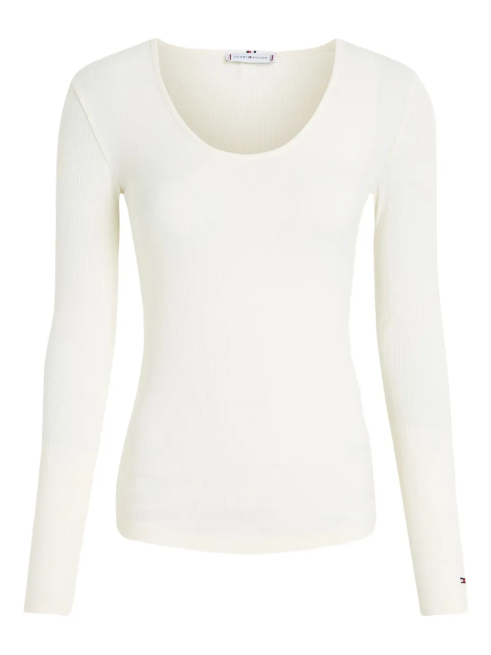 Tommy Hilfiger ロングTシャツ - ニュートラル Tommy Hilfiger ロングTシャツ - ニュートラル