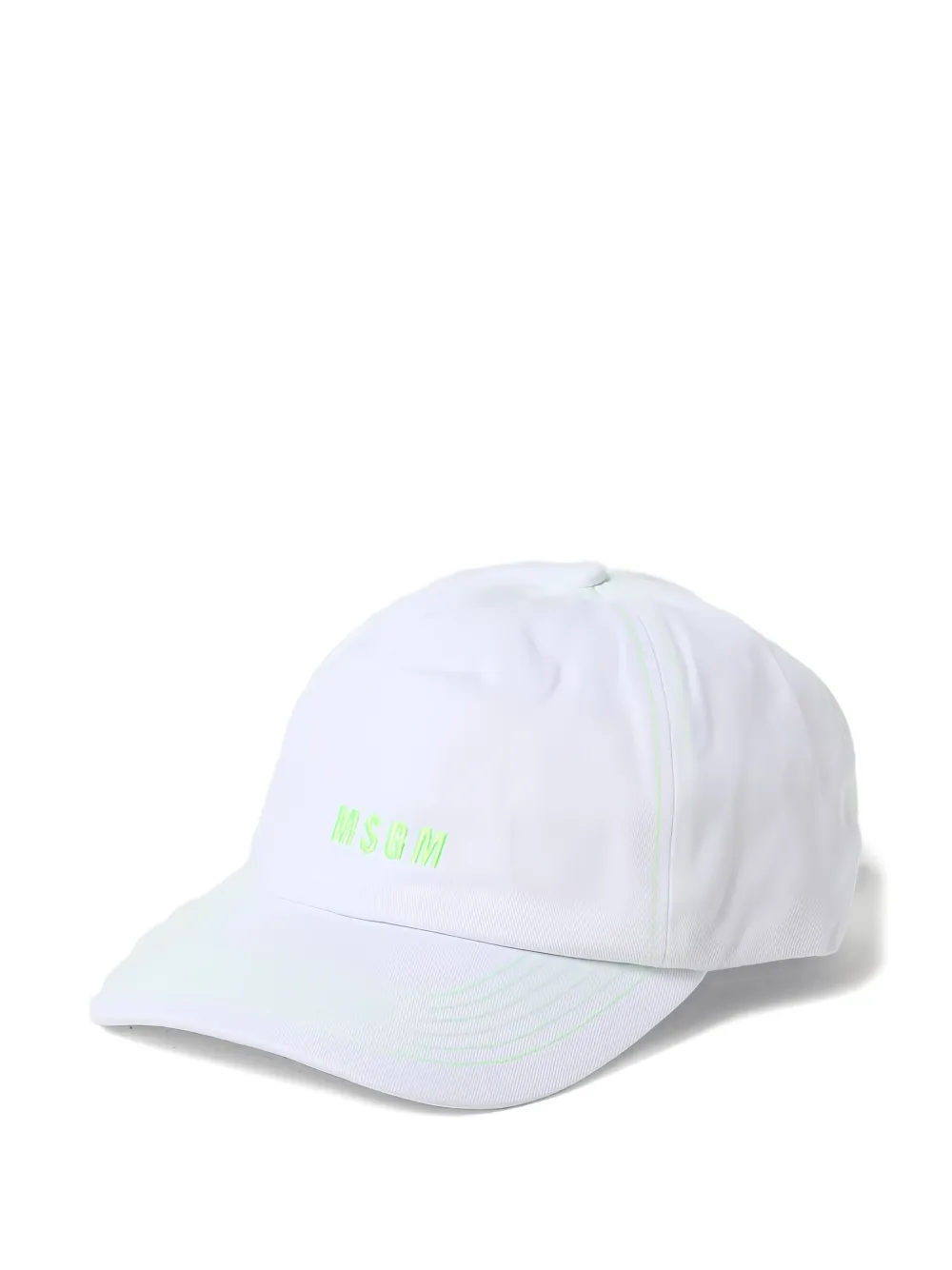 MSGM Kids Pet met geborduurd logo Wit