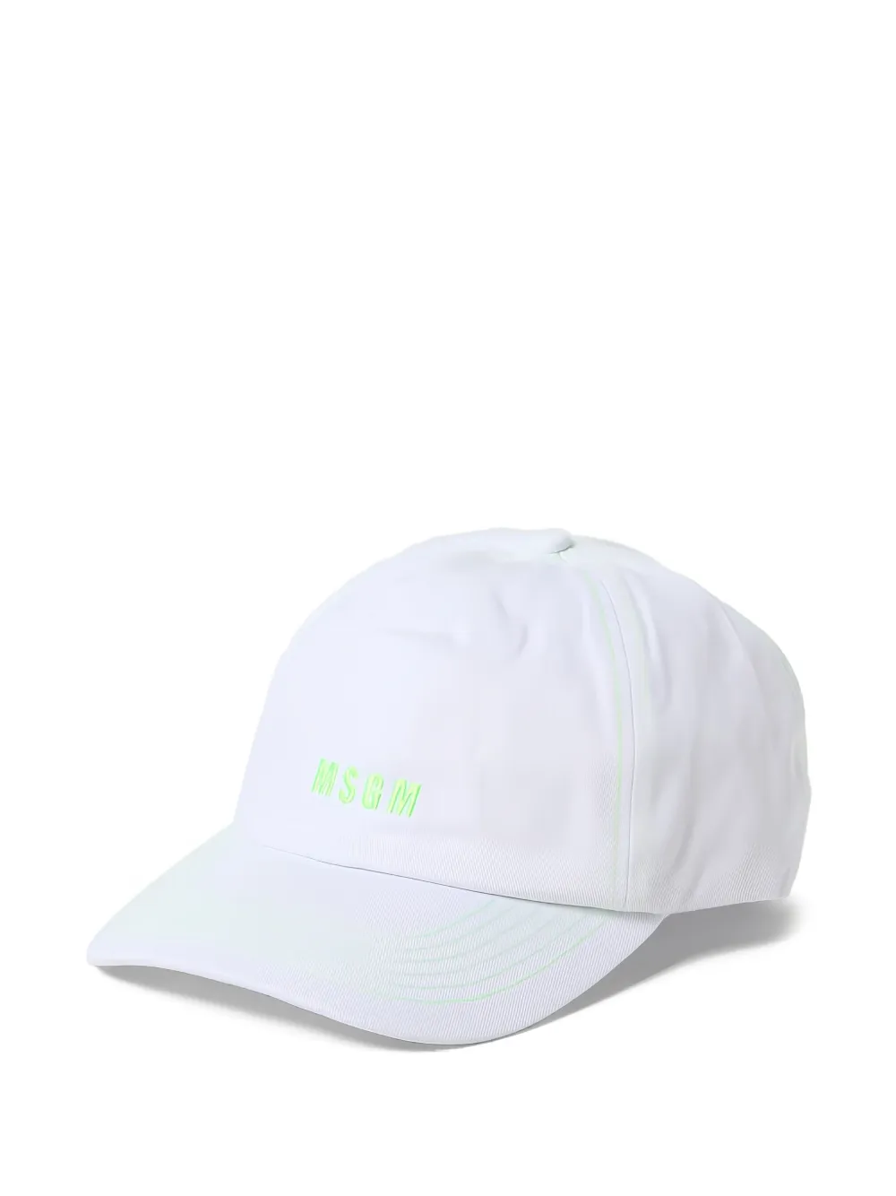 MSGM Kids Pet met geborduurd logo Wit