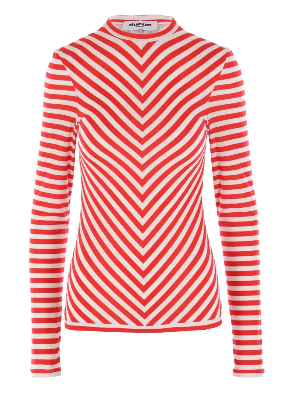 Duran Lantink Gestreepte jersey tanktop Rood