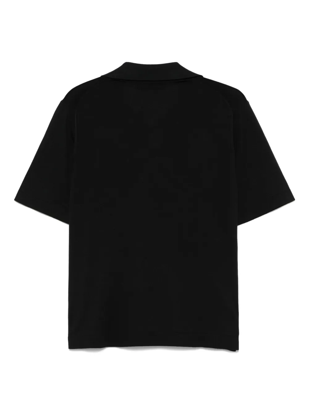Cruciani Fijngebreid T-shirt - Zwart