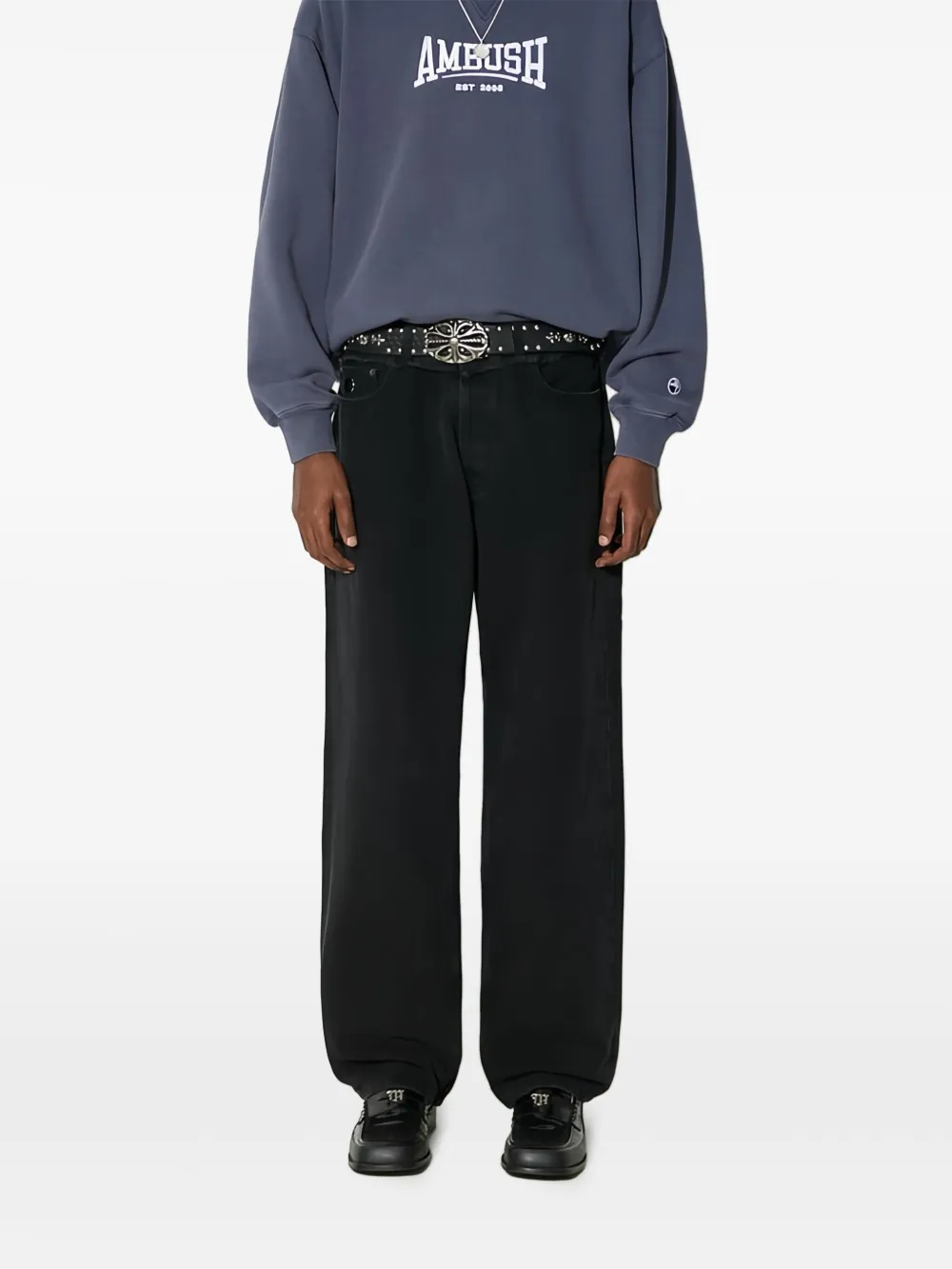 AMBUSH Jeans in cotone | nero | Image 1