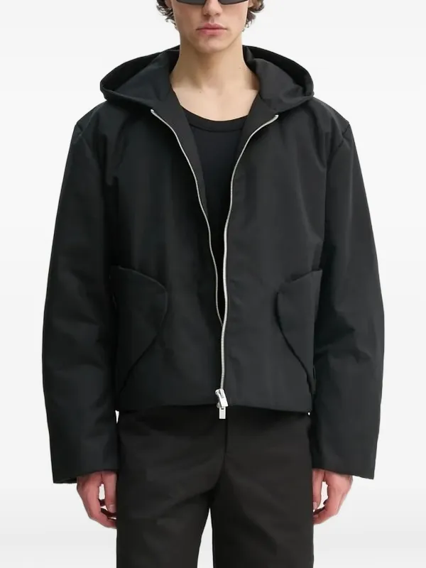 HELIOT EMIL Avalanche Bomber Jacket Black FARFETCH ID