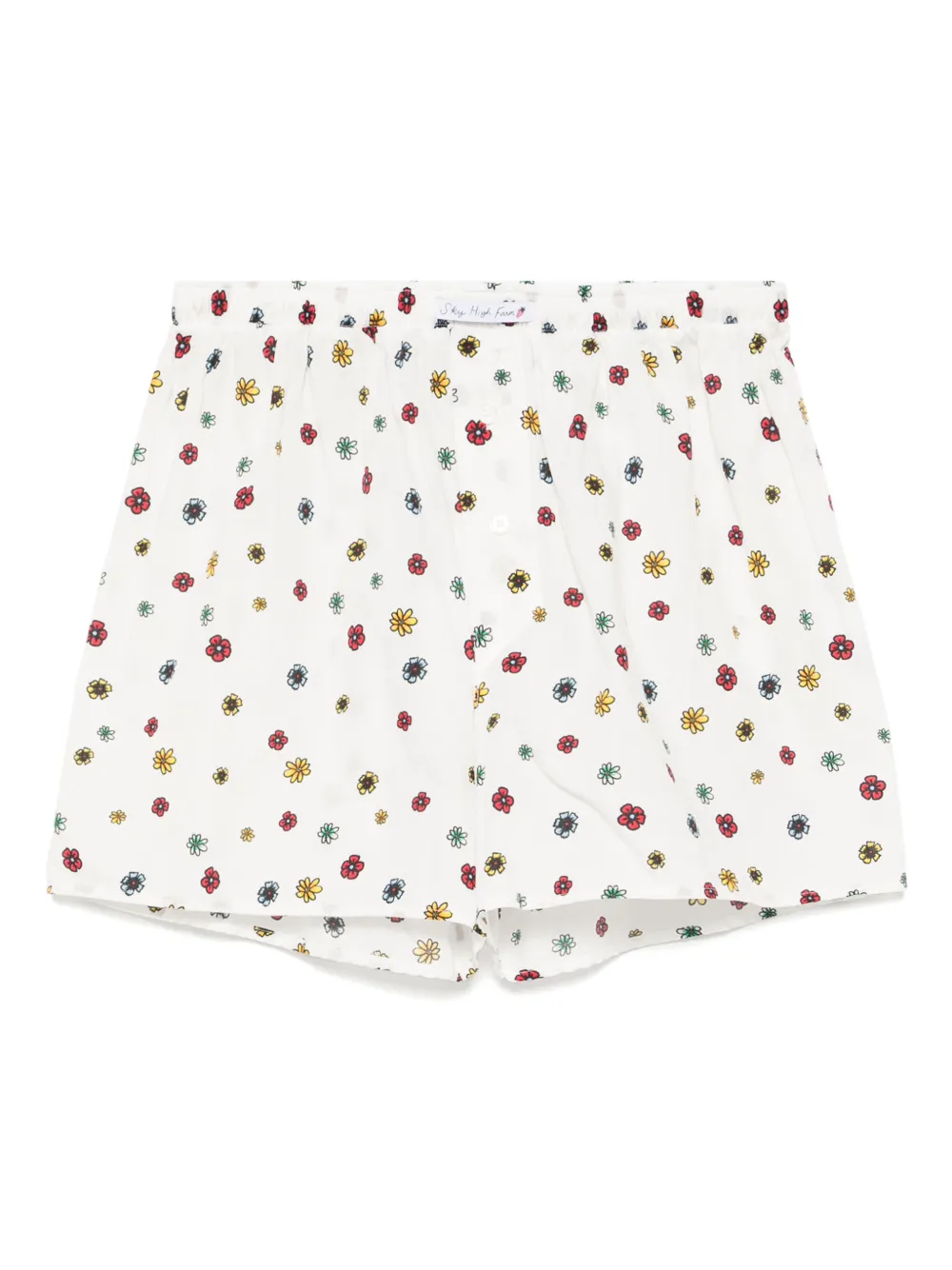 Sky High Farm bermudas con estampado gráfico | blanco | Image 1