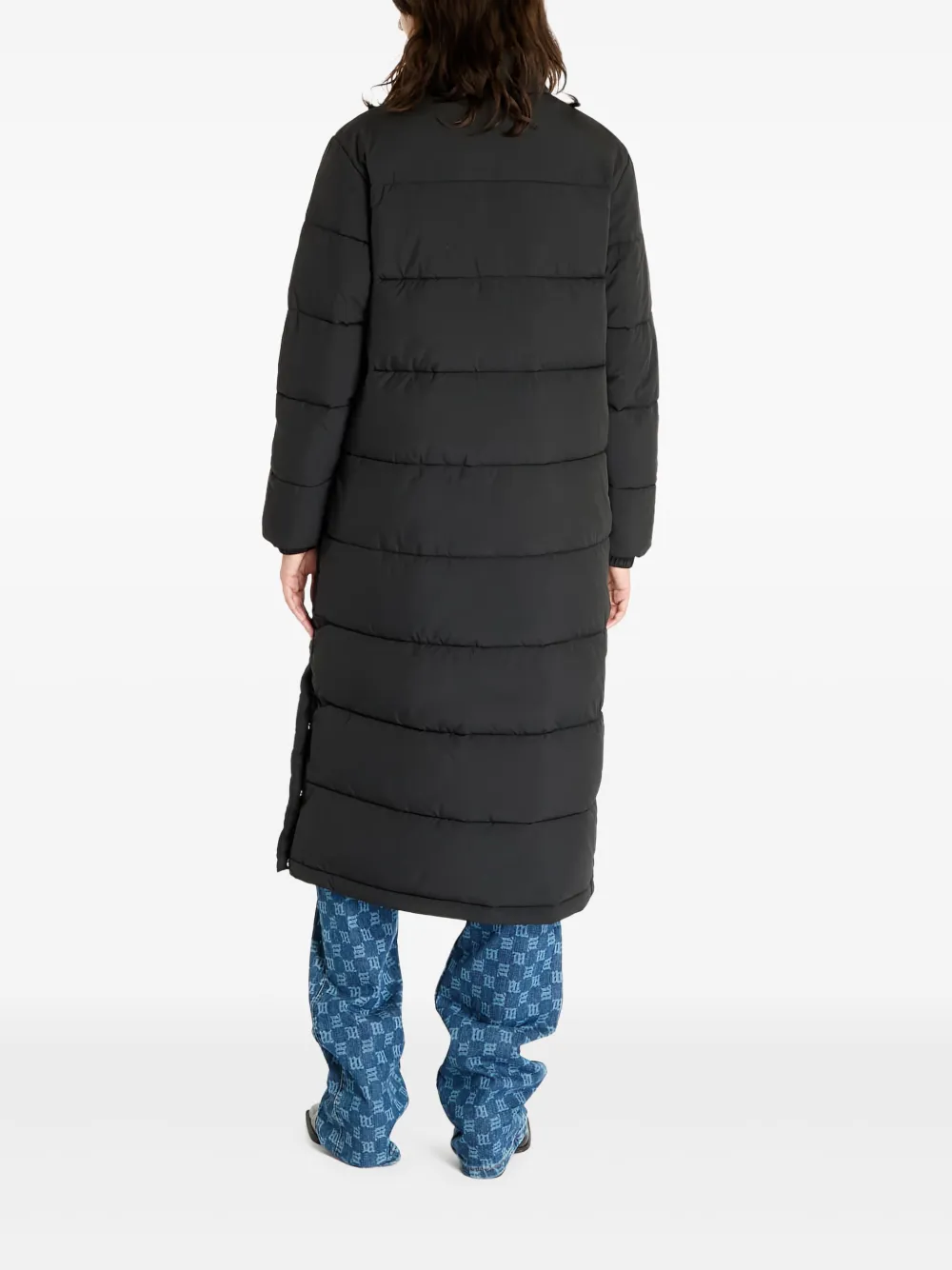 Tommy Hilfiger Donsjas met logopatch Zwart