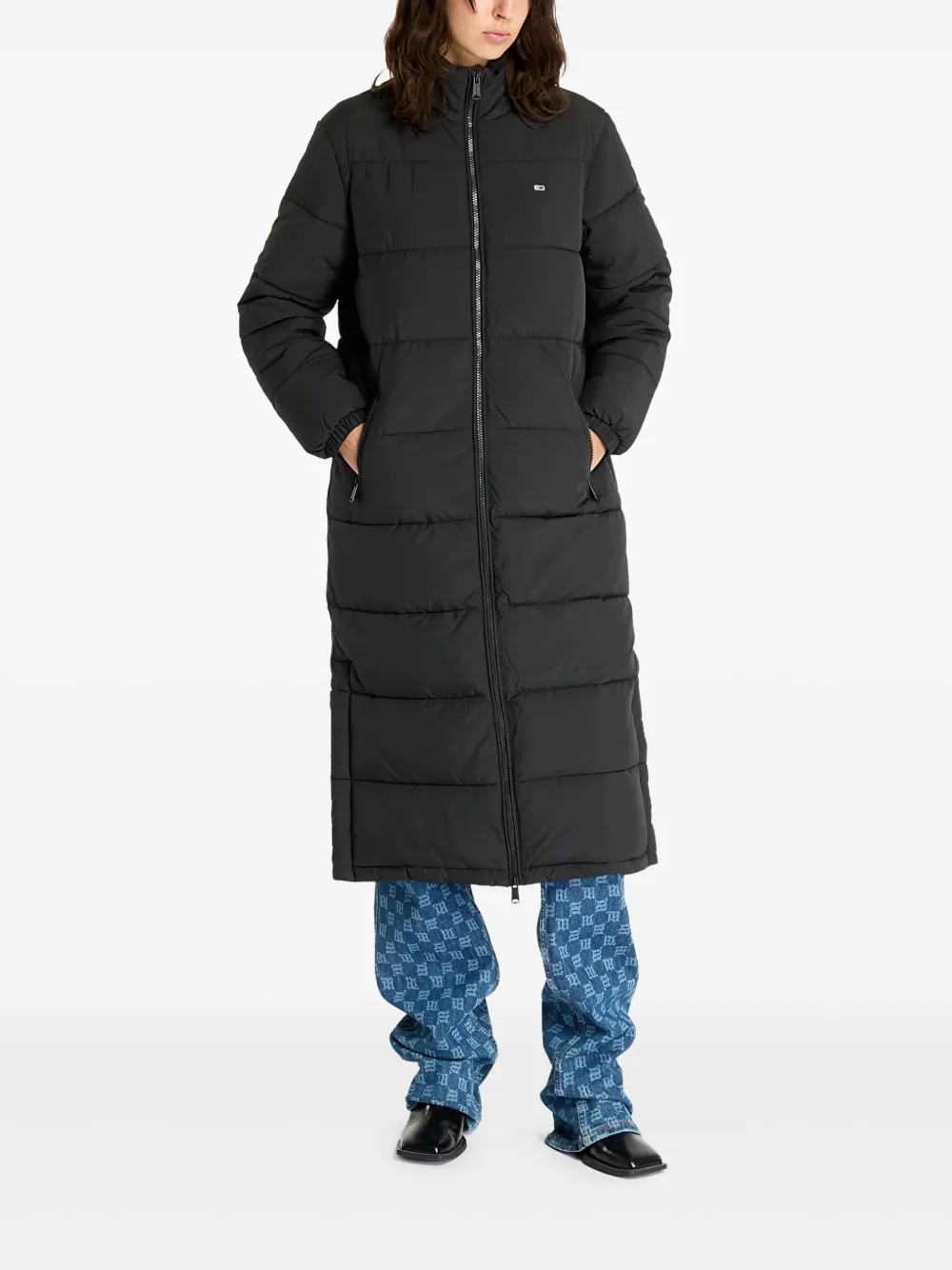 Tommy Hilfiger logo-patch puffer coat | Oversized Coats | Image 2