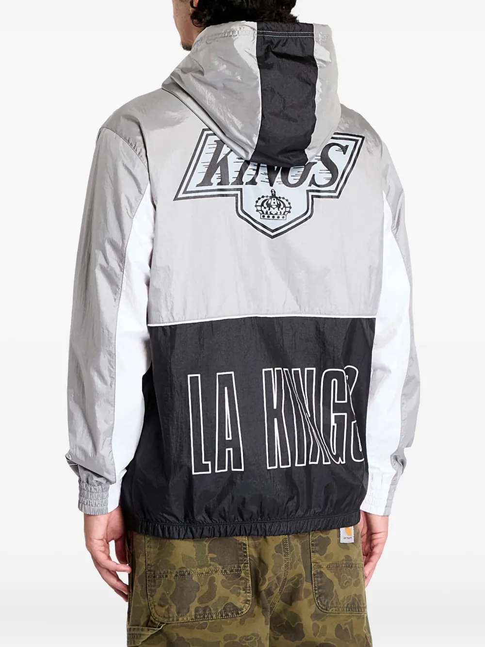 Mitchell & Ness NHL Los Angeles Kings Team logo windbreaker Zwart