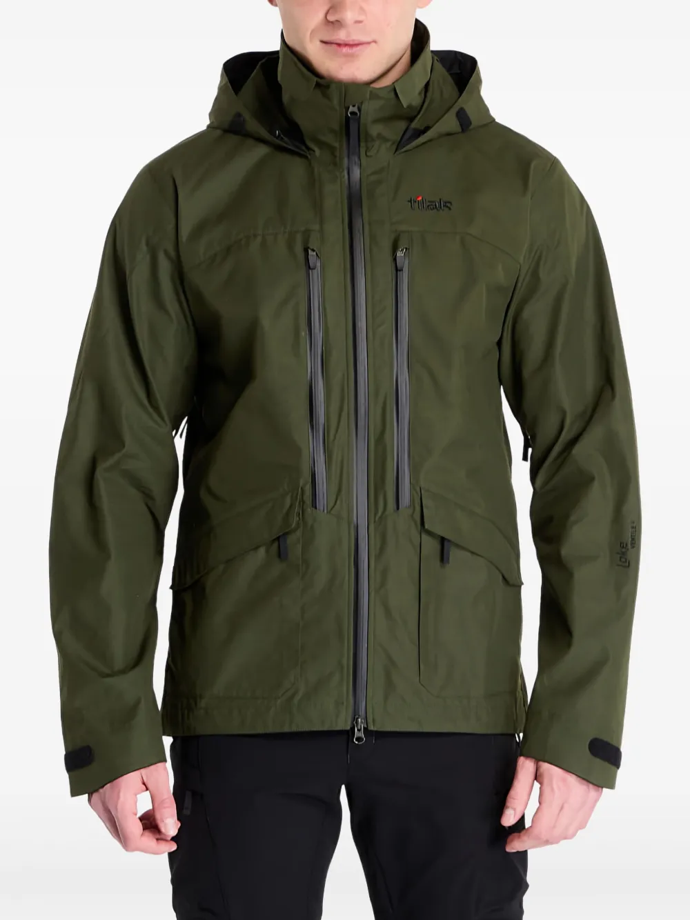 Tilak Loke 24 technical hooded jacket | Green | Image 1